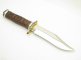 Vtg C Jul Herbertz German Rostfrei Red Fixed Blade Bowie Hunting Knife