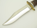 Vtg C Jul Herbertz German Rostfrei Red Fixed Blade Bowie Hunting Knife