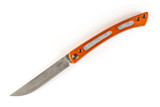 Mcusta Seki Japan Executive Damascus Limited Orange Personal Folding Steak Knife
