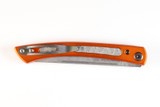 Mcusta Seki Japan Executive Damascus Limited Orange Personal Folding Steak Knife