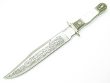 Vtg 1980s Parker Tak Fukuta Seki Japan Self Defender Pearl Fixed Bowie Knife