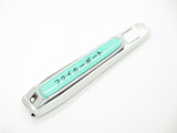 Vintage Kai Seki Japan Large Stainless Steel 4.5" Aqua Stopper Nail Clippers