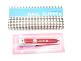 Vintage Seki Japan Large 4.25" Red Color Family Size Nail Clippers