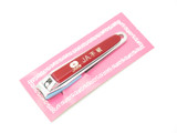 Vintage Seki Japan Large 4.25" Red Color Family Size Nail Clippers