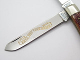 1992 Queen City Sargent NKCA Club Trapper Folding Pocket Knife Plus Case