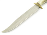 Ken Richardson Two Piece Custom Mountain Man Horn Fixed Blade Hunting Knife Set