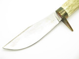 Custom Mountain Man Stag Horn Fixed Blade Hunting Skinner Craft Knife