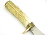 Custom Mountain Man Stag Horn Fixed Blade Hunting Skinner Craft Knife