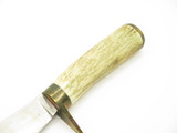 Custom Mountain Man Stag Horn Fixed Blade Hunting Skinner Craft Knife