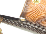 Custom Mountain Man Stag Horn Fixed Blade Hunting Skinner Craft Knife