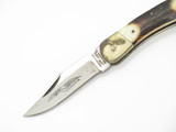 Vtg 1982-85 Parker & Son K422 Seki Japan Stag Small Hunter Folding Pocket Knife