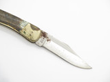 Vtg 1982-85 Parker & Son K422 Seki Japan Stag Small Hunter Folding Pocket Knife