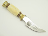 RMEF Rocky Mountain Elk Foundation Small Bone Fixed Blade Hunting Knife