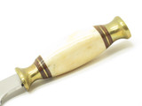 RMEF Rocky Mountain Elk Foundation Small Bone Fixed Blade Hunting Knife
