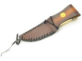 RMEF Rocky Mountain Elk Foundation Small Bone Fixed Blade Hunting Knife