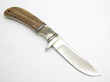 RMEF Rocky Mountain Elk Banquet Edition LE Stag & Wood Fixed Blade Hunting Knife