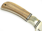 RMEF Rocky Mountain Elk Banquet Edition LE Stag & Wood Fixed Blade Hunting Knife