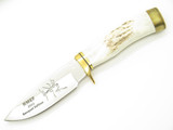 2011 Buck 192 Vanguard RMEF Custom Banquet LE Elk Cutout Fixed Hunting Knife