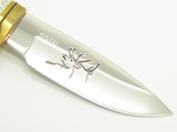 2011 Buck 192 Vanguard RMEF Custom Banquet LE Elk Cutout Fixed Hunting Knife