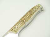 2017 Buck USA RMEF Custom Banquet LE Elk Cutout Fixed Elk Horn Hunting Knife