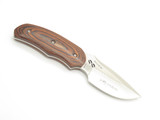 2008 Buck 480 RMEF Elk Hoof Cutout Fixed Blade Hunting Knife & Sheath