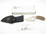 Browning 87 RMEF Elk 6.5" Fixed Wood Handle Stainless Skinner Hunting Knife
