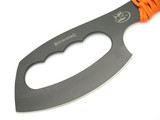 Browning 759 RMEF 12" Black and Orange Stainless Axe Hatchet Survival Ulu Knife