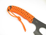 Browning 759 RMEF 12" Black and Orange Stainless Axe Hatchet Survival Ulu Knife