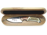 2005 Buck 194 Alpha Hunter RMEF Custom LE Elk Cutout Stag Fixed Hunting Knife