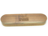 2005 Buck 194 Alpha Hunter RMEF Custom LE Elk Cutout Stag Fixed Hunting Knife