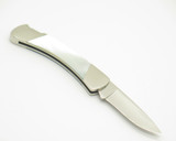 Vintage 1988 Buck Ultima 1 507 Fishing & Hunting News MOP Folding Pocket Knife