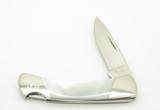 Vintage 1988 Buck Ultima 1 507 Fishing & Hunting News MOP Folding Pocket Knife