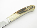 Seizo Imai Seki Custom Loveless Caper Stag & VG-10 Damascus Fixed Knife