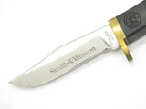 Vintage Smith & Wesson USA 8.25" Stainless Fixed Blade Dagger Knife & Sheath