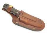Knives of Alaska USA Wood Cleaver 10.37" D2 Fixed Hunting Knife & Leather Sheath