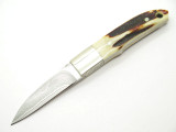 Seizo Imai Seki Custom Loveless City Knife Stag Fixed VG-10 Damascus Hunter