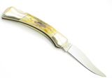 Vintage 1978-82 Parker Brothers Eagle K74-B Imai Seki Japan Stag Lockback Knife