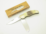 Vintage 1978-82 Parker Brothers K123 Imai Seki Japan Stag Folding Trapper Knife