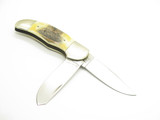 Vintage 1978-82 Parker Brothers K123 Imai Seki Japan Stag Folding Trapper Knife