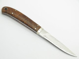 Seizo Imai Seki Custom Loveless Med. Caper Wood Handle VG-10 Damascus Fixed Knife