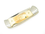 Vintage 1980s Parker Imai Seki Japan K538 Stag Folding Pocket Lockback Knife