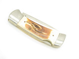 Vintage 1980s Parker Imai Seki Japan K538 Stag Folding Pocket Lockback Knife