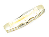 Vintage 1980s Parker Imai Seki Japan K236 Bone Folding Pocket Lockback Knife - B