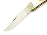 Vintage 1980s Parker Imai Seki Japan K236 Stag Folding Pocket Lockback Knife - D