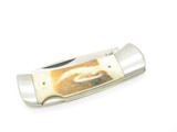 Vintage 1980s Parker Imai Seki Japan K538 Stag Folding Lockback Pocket Knife - C