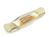 Vintage 1980s Parker Imai Seki Japan K249 Stag Folding Lockback Pocket Knife