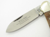 Vtg 1997 Bulldog Brand Solingen Brown Handle Canoe Folding Pocket Knife