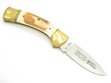 Vintage 80s Standing Stone Parker Imai Seki Japan Stag Lockback Pocket Knife