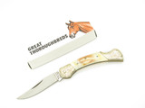 Vintage 1980s Parker Imai Seki Japan K74 Stag Folding Lockback Pocket Knife