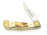 Vintage 1980s Parker Imai Seki Japan K542 Stag Folding Lockback Pocket Knife - B